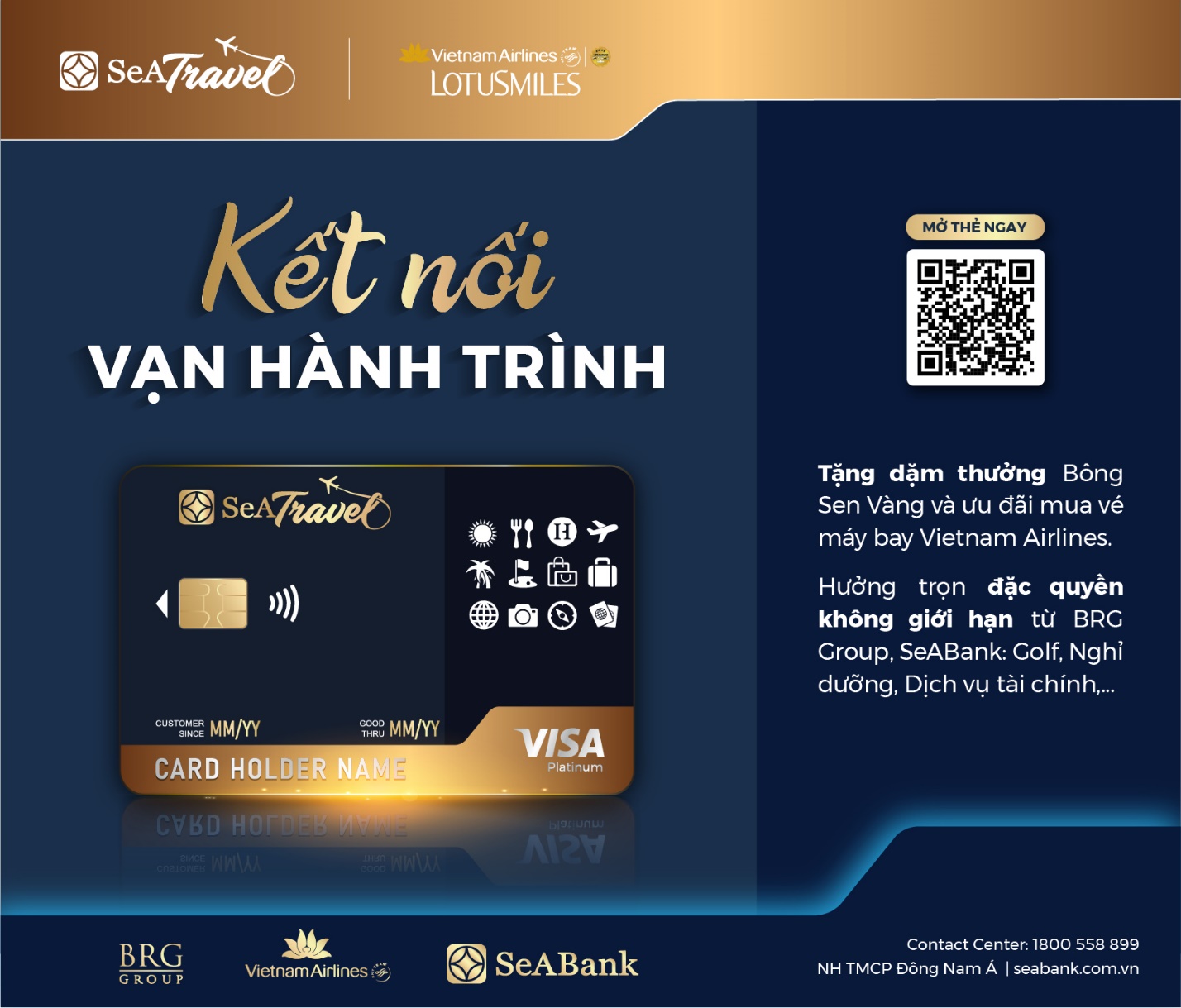 SeABank, Tập đoàn BRG và Vietnam Airlines ra mắt thẻ đồng thương hiệu SeATravel  - Ảnh 2.