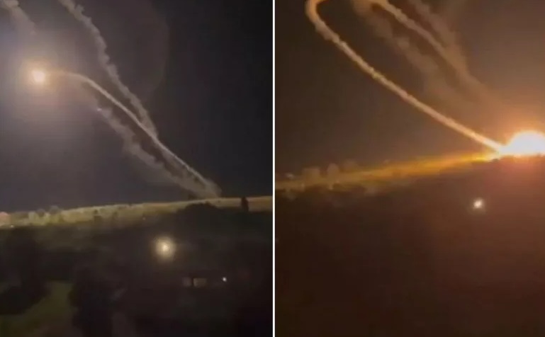 Video hệ thống tên lửa Nga gặp sự cố gây sốc, tên lửa vừa bắn đi lộn ngược lại cắm đầu lao xuống đất  - Ảnh 2.