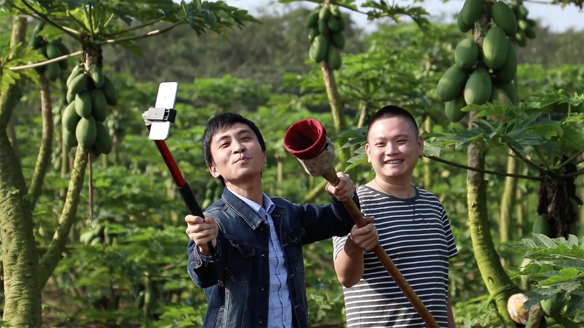 Các chuyên gia thương mại điện tử và người phát Livestram trực tiếp ở Trung Quốc cho biết, bí quyết thành công là nắm bắt sự pha trộn giữa nỗi nhớ quê hương xa xứ của người dân thành phố, cũng như tình trạng mất lòng tin vào các khu chợ truyền thống vì bê bối an toàn thực phẩm. Ảnh: @AFP.