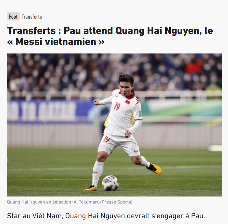 XÁC NHẬN: Quang Hải đầu quân cho CLB xếp hạng 10/20 Ligue 2 - Ảnh 1.