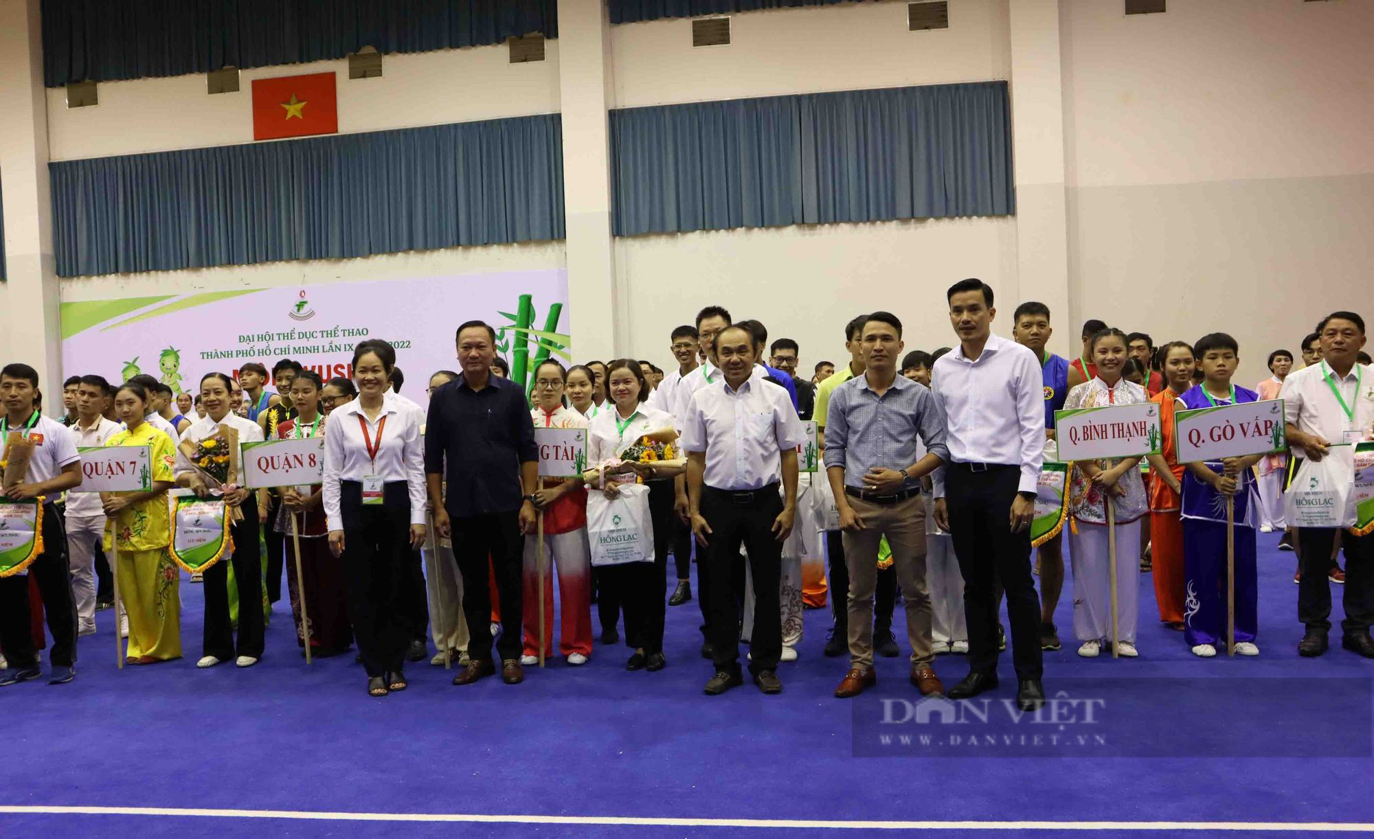 Quận 5 giành ngôi đầu Giải Wushu Đại hội thể thao TP.HCM 2022 - Ảnh 2.