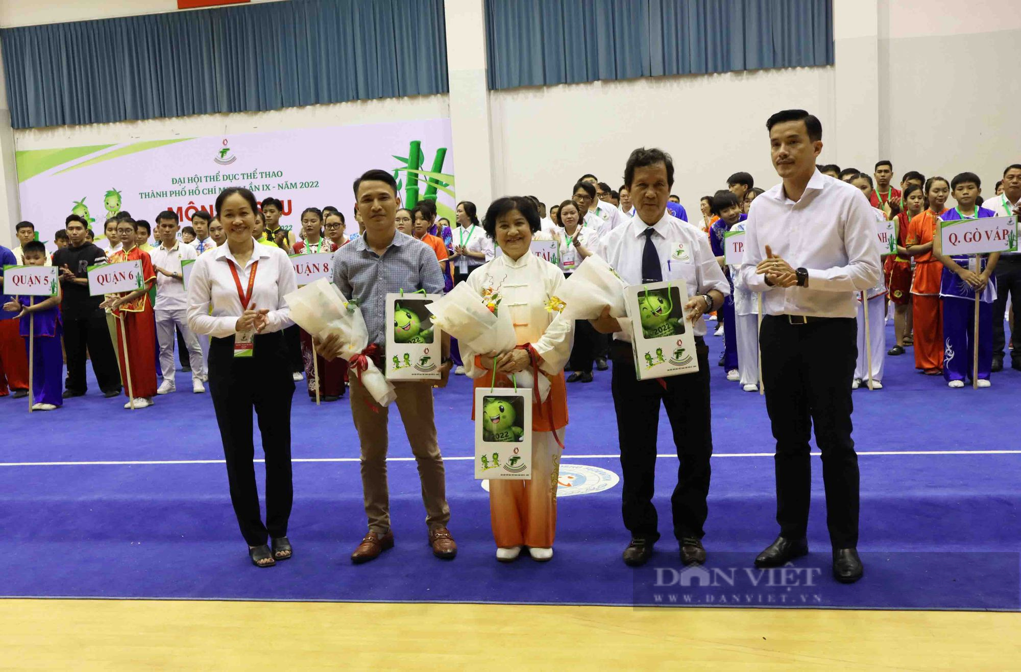 Quận 5 giành ngôi đầu Giải Wushu Đại hội thể thao TP.HCM 2022 - Ảnh 3.