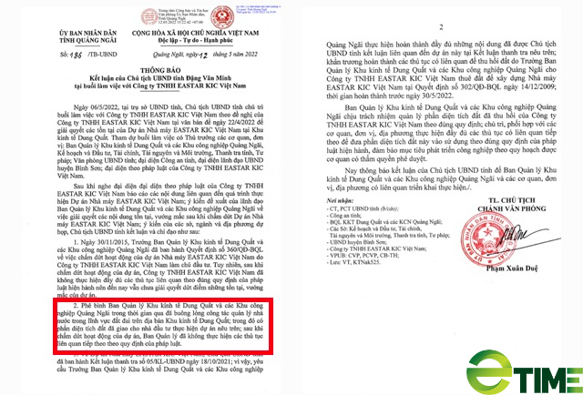 BQL KKT Dung Quất buông lỏng quản lý đất dự án EASTAR KIC:
Chỉ đạo của tỉnh bị bỏ ngoài tai
 - Ảnh 3.