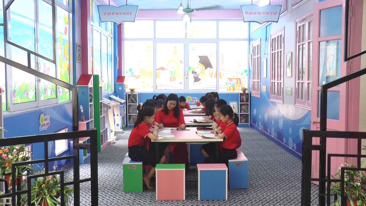Trường tiểu học Hùng Vương:Tự hào đạt chuẩn quốc gia mức độ 2 - Ảnh 6.