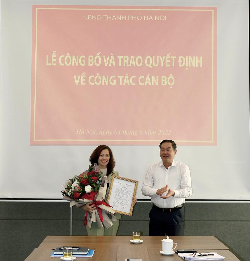 Chủ tịch Hà Nội Chu Ngọc Anh bổ nhiệm bà Nguyễn Thị Ngọc Anh làm Phó Giám đốc Sở Ngoại vụ - Ảnh 1.