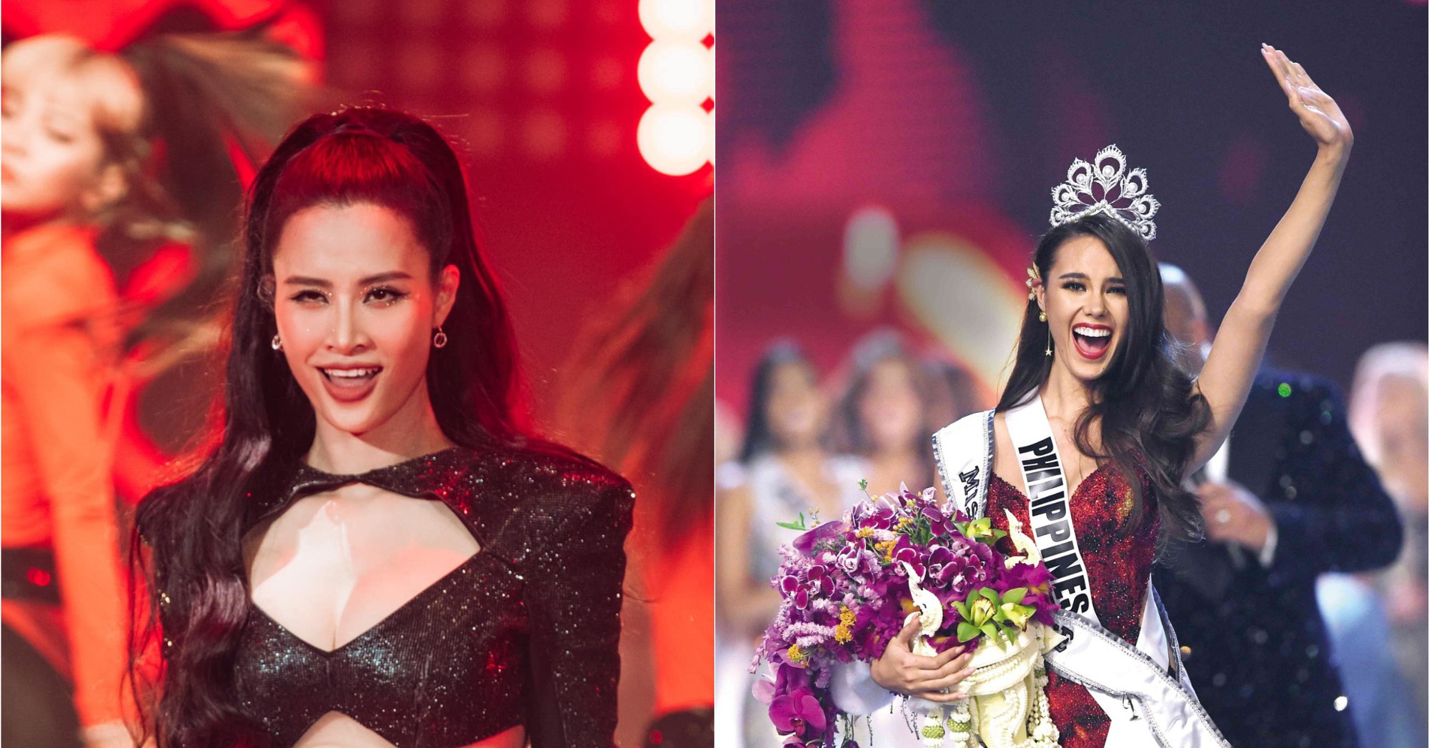 Finalist of Miss Universe Vietnam 2022: Catriona Gray as a judge, Dong Nhi re-appeared noisy
