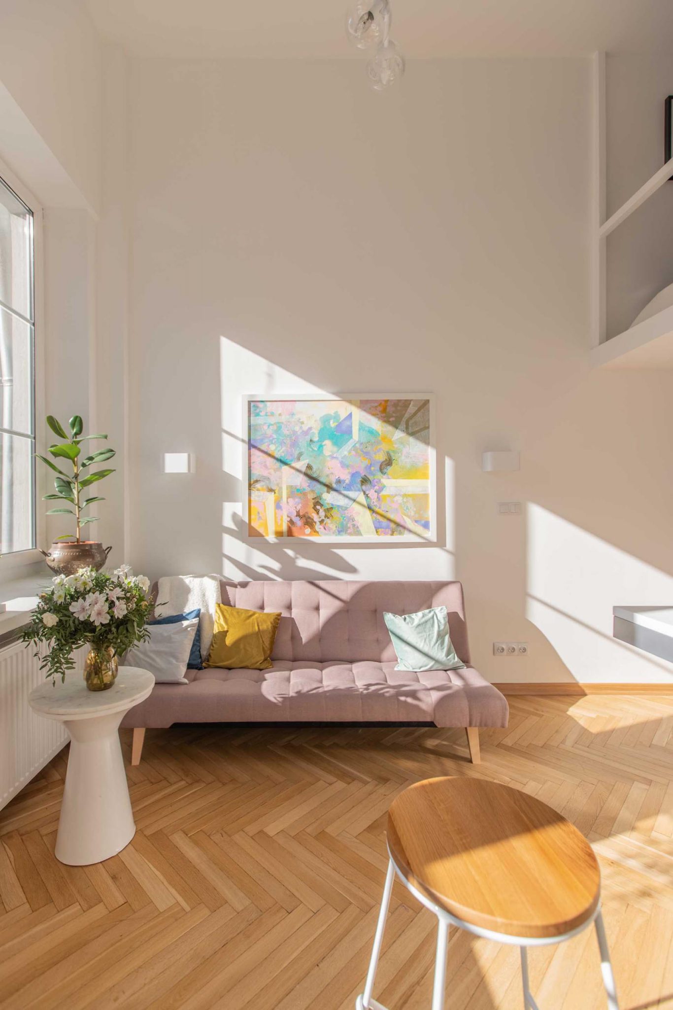 Smart design for a small apartment with a bedroom in the loft - Photo 7. Smart design for a small apartment with a bedroom in the loft - Photo 7.