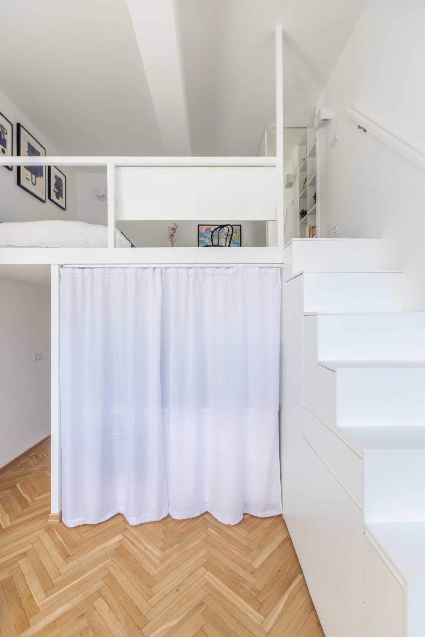 Smart design for a small apartment with a bedroom in the loft - Photo 6. Smart design for a small apartment with a bedroom in the loft - Photo 6.