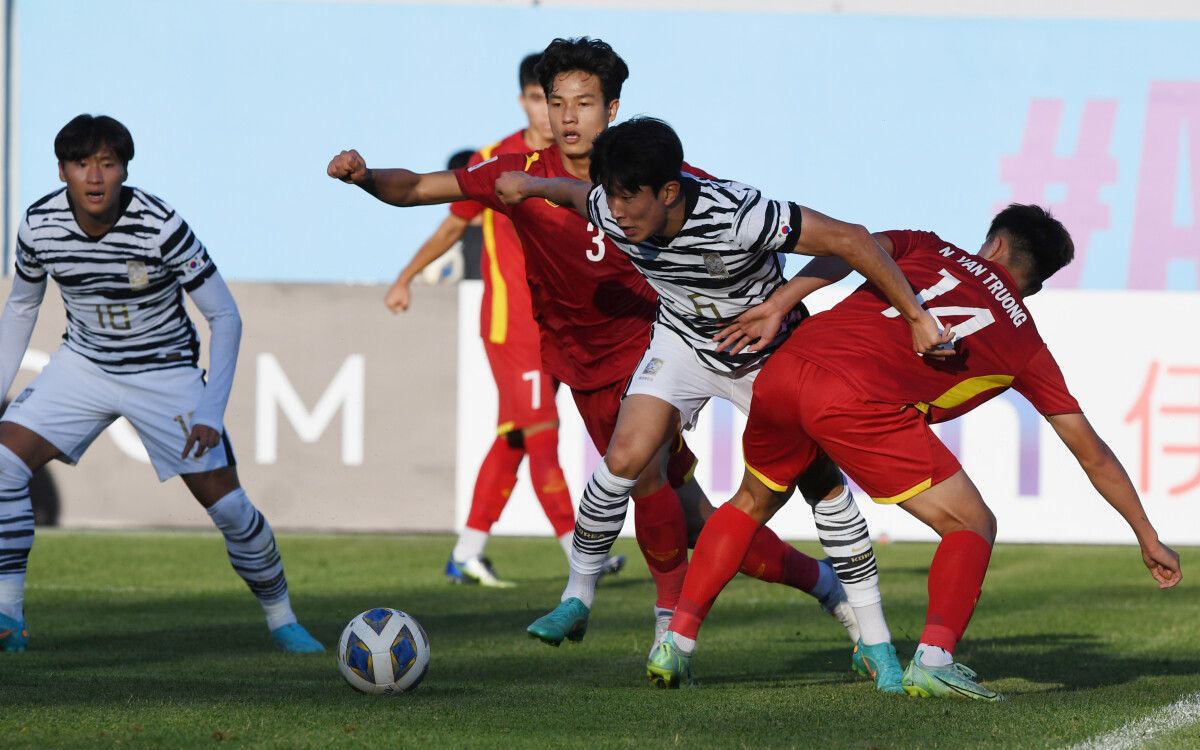 What are the conditions for U23 Vietnam to enter the quarterfinals of the 2022 AFC U23 Championship?