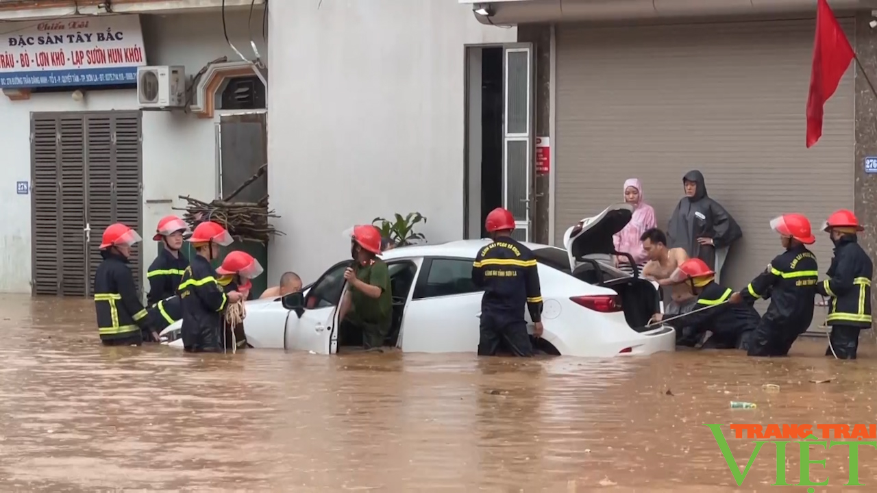 Sơn La: Khẩn trương khắc phục hậu quả ngập lụt cục bộ  - Ảnh 4.