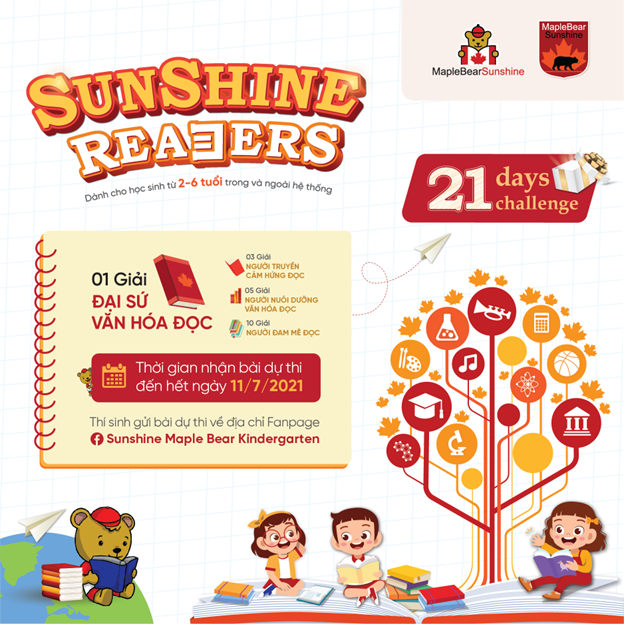Sunshine Maple Bear xây dựng văn hóa đọc cho trẻ nhỏ với 21 ngày thử thách cùng Sunshine Readers - Ảnh 2.