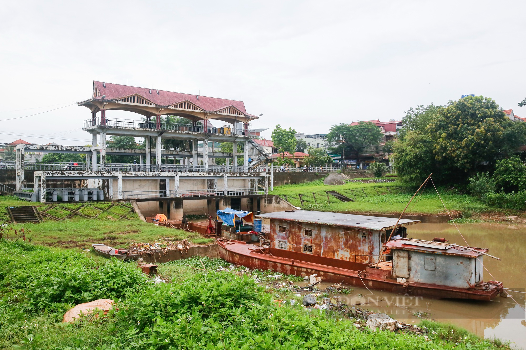 Cụm công trình thoát nước, chống ngập hơn 3.600 tỷ đồng tại Hà Nội vẫn ì ạch tiến độ - Ảnh 6.