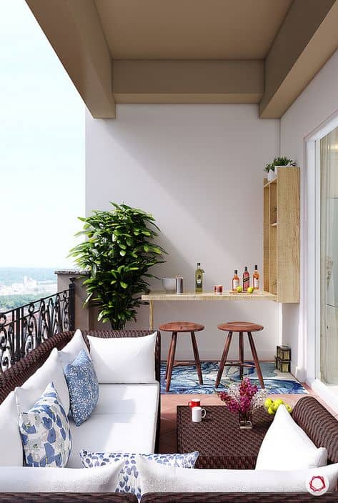 9 bedroom balcony decoration ideas as beautiful as a resort - Photo 2.