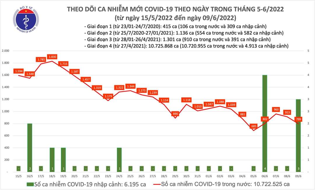 Covid-19 on June 9: 800 new cases recorded - Photo 1.