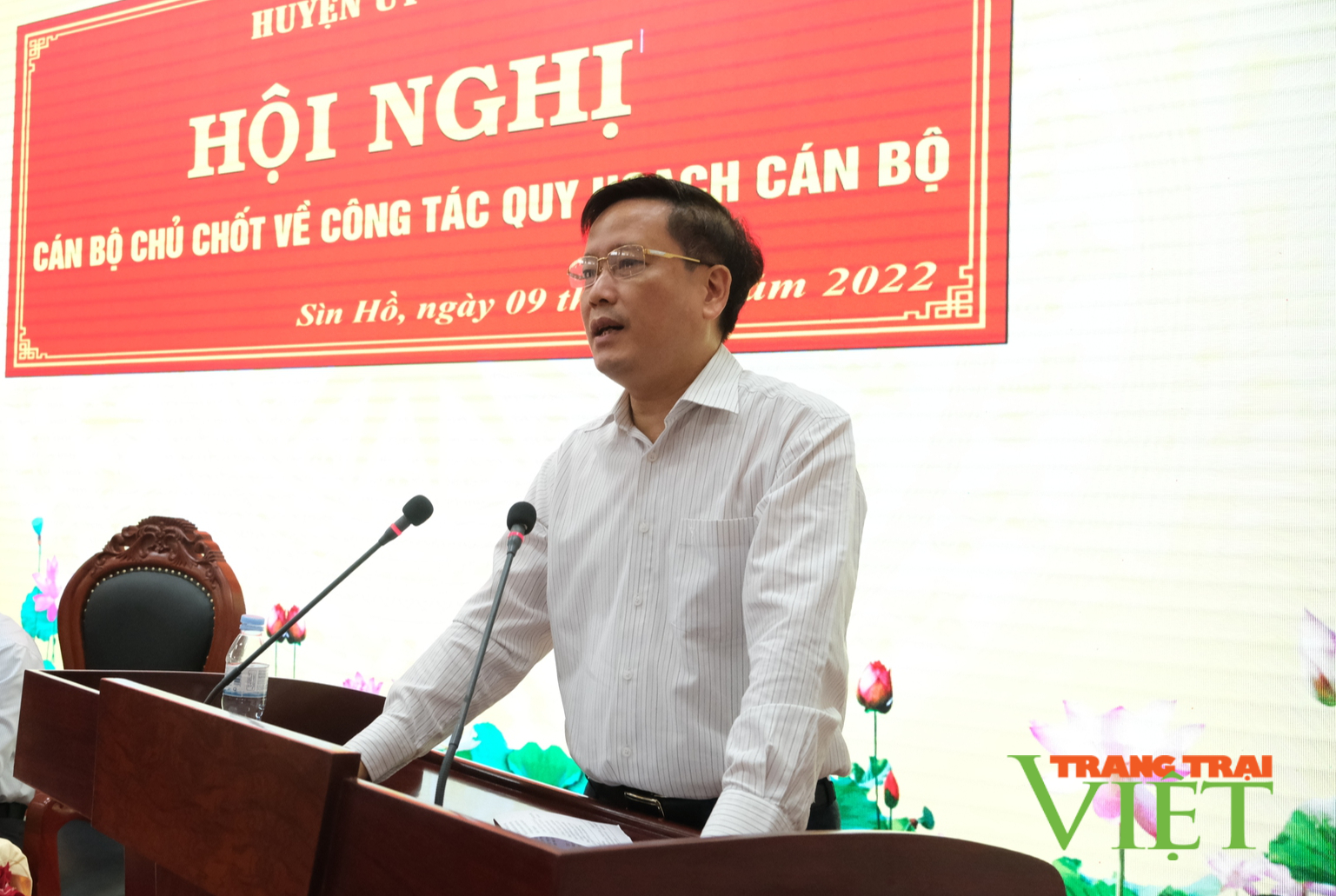 Lai Châu: Hội nghị cán bộ chủ chốt về công tác quy hoạch cán bộ huyện Sìn Hồ - Ảnh 1.