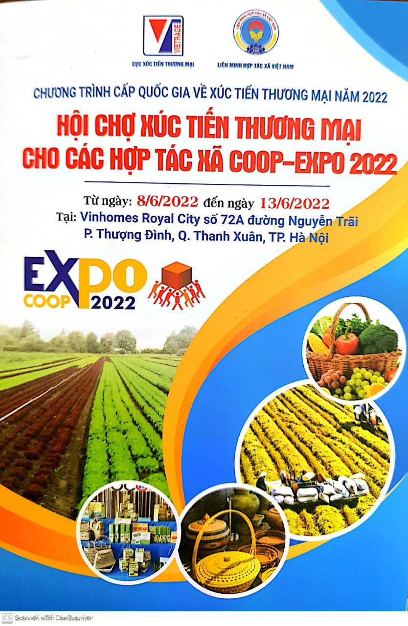 Hội chợ Xúc tiến thương mại và Đầu tư cho các Hợp tác xã Coop-Expo 2022 - Ảnh 1.