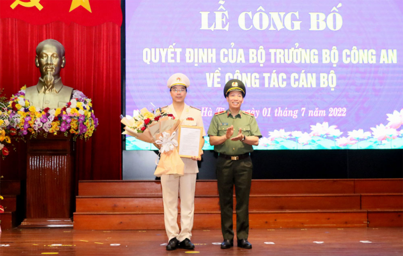 Phó Cục trưởng Cục An ninh đối nội làm Giám đốc Công an tỉnh Hà Tĩnh - Ảnh 1.