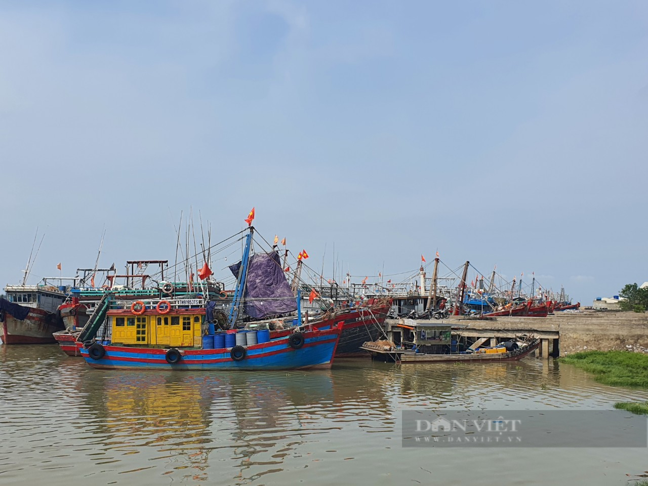 Thanh Hóa: Giá xăng dầu tăng kỷ lục, ngư dân ngậm ngùi để tàu nằm bờ - Ảnh 1.