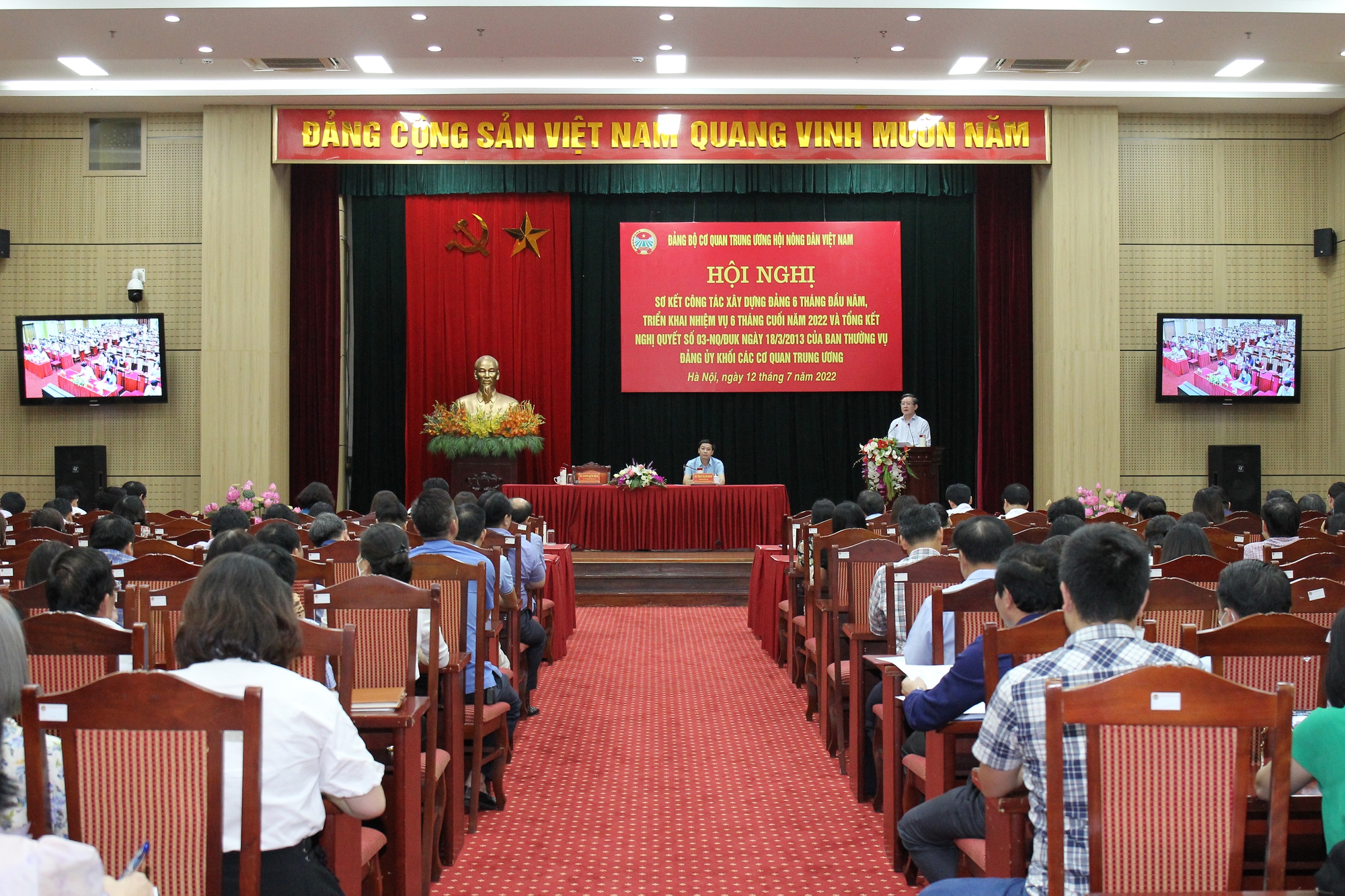 Đảng bộ cơ quan Trung ương Hội Nông dân Việt Nam sơ kết công tác Đảng 6 tháng đầu năm 2022 - Ảnh 2.