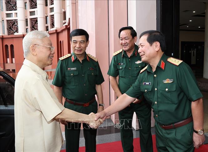 Tổng Bí thư Nguyễn Phú Trọng chủ trì hội nghị Quân ủy Trung ương - Ảnh 5.