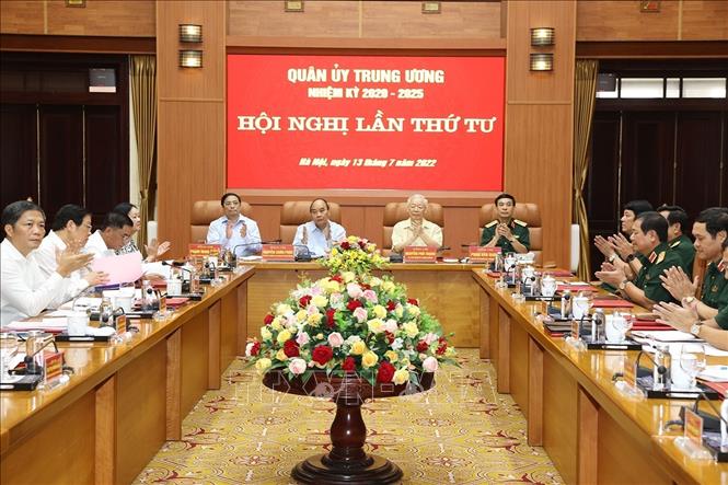 Tổng Bí thư Nguyễn Phú Trọng chủ trì hội nghị Quân ủy Trung ương - Ảnh 1.