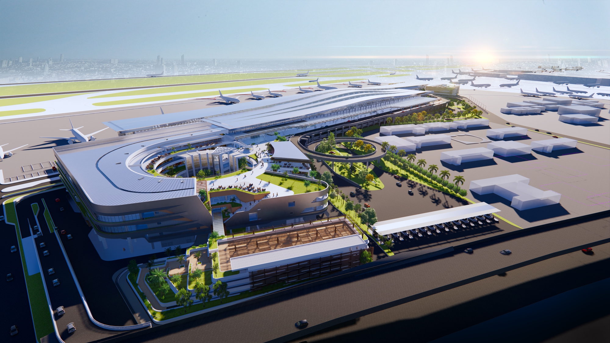 Hé lộ thiết kế nhà ga T3 sân bay Tân Sơn Nhất có gì đặc biệt? - Ảnh 2.