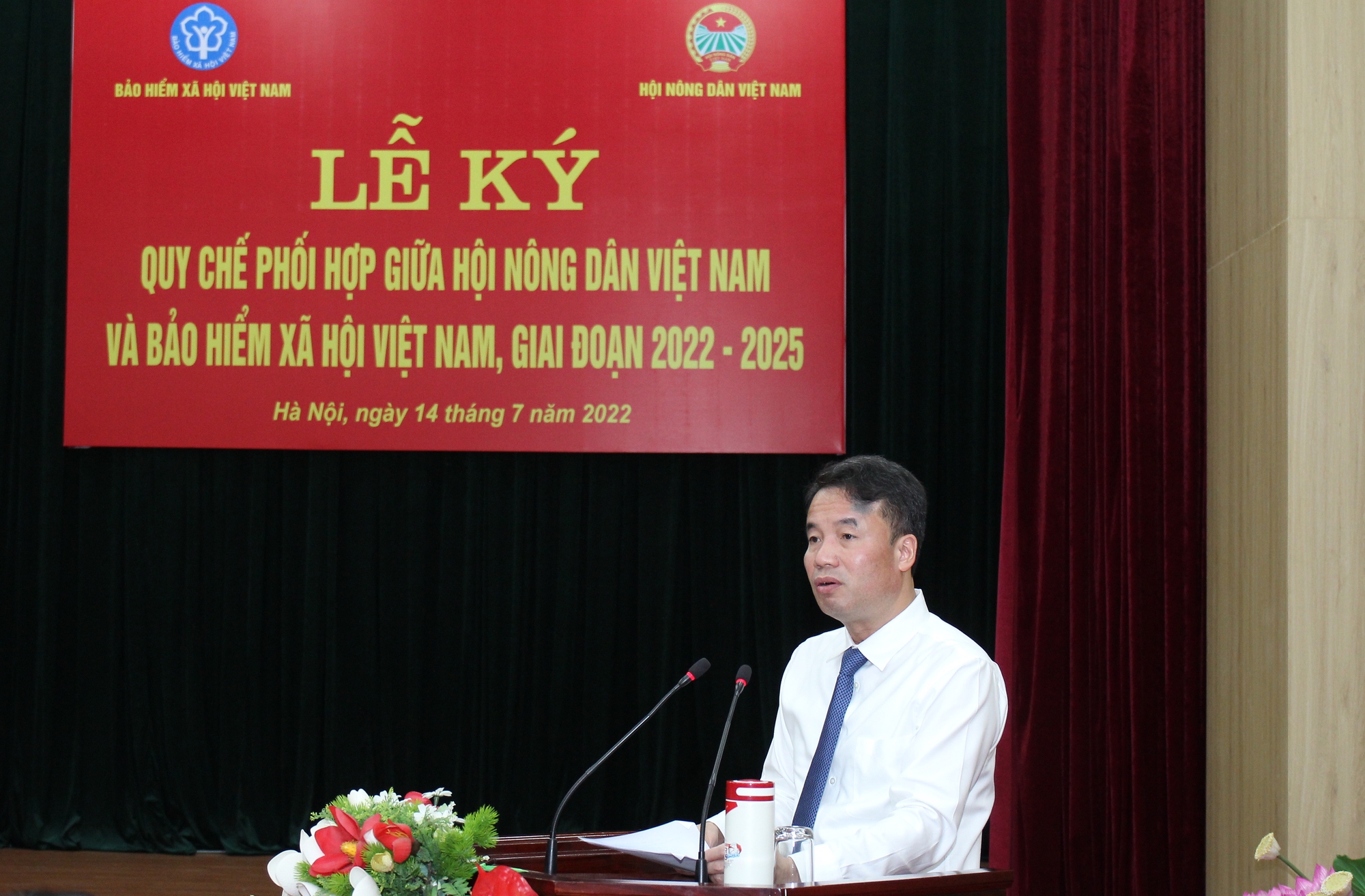 Hội Nông dân Việt Nam và Bảo hiểm xã hội Việt Nam ký quy chế phối hợp giai đoạn 2022-2025 - Ảnh 3.