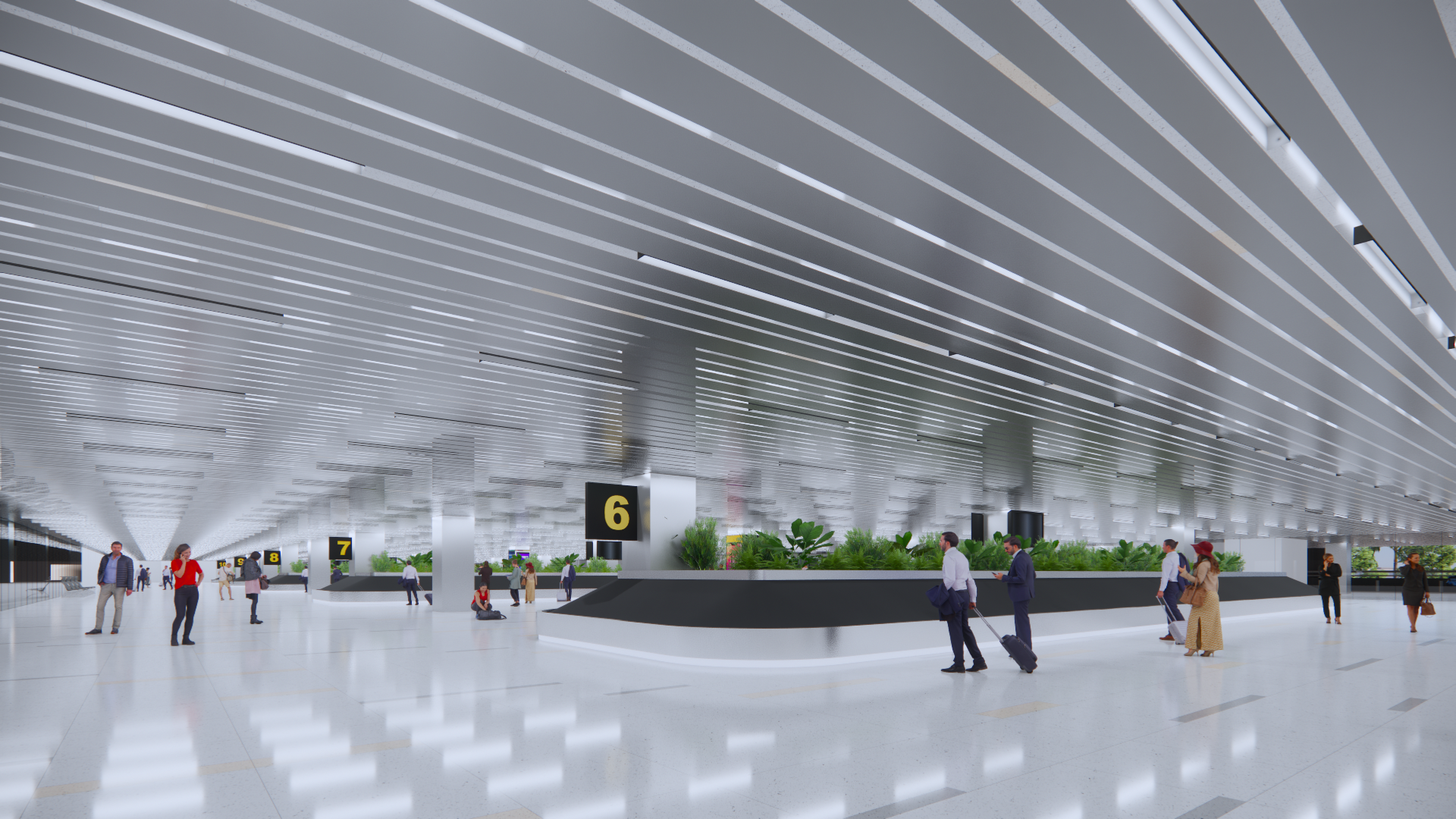 Hé lộ thiết kế nhà ga T3 sân bay Tân Sơn Nhất có gì đặc biệt? - Ảnh 8.