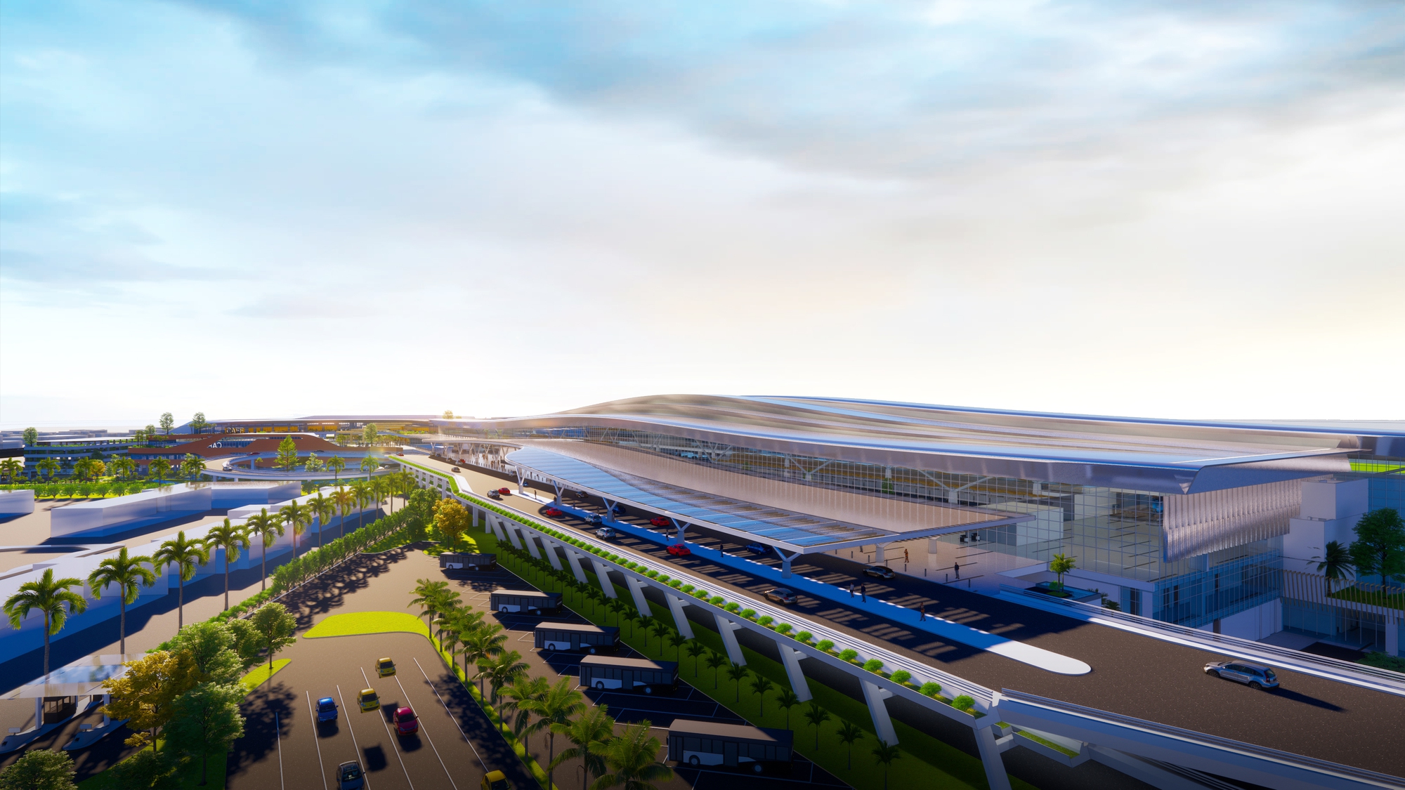 Hé lộ thiết kế nhà ga T3 sân bay Tân Sơn Nhất có gì đặc biệt? - Ảnh 1.