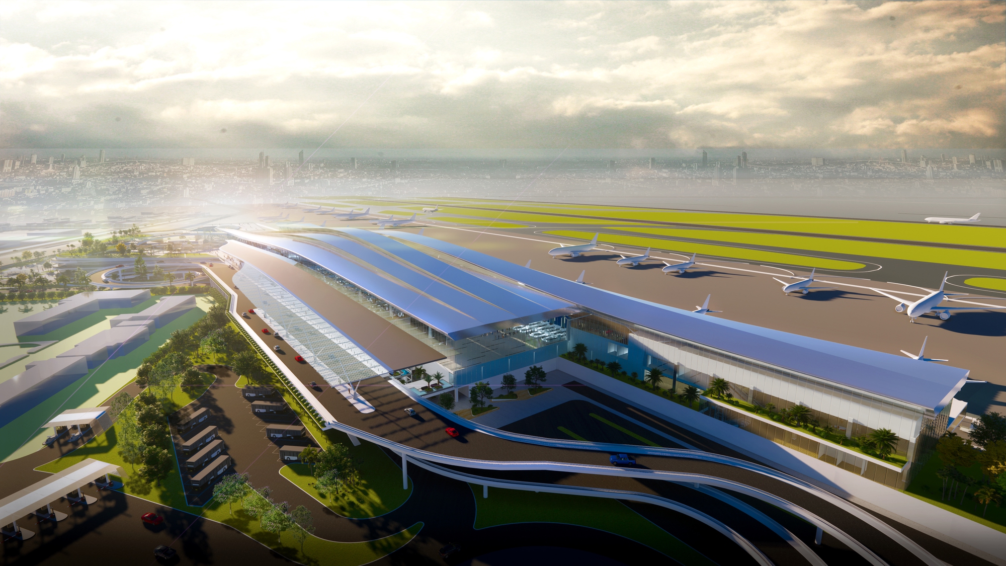 Chuẩn bị thu hồi đất xây nhà ga T3 sân bay Tân Sơn Nhất - Ảnh 1.