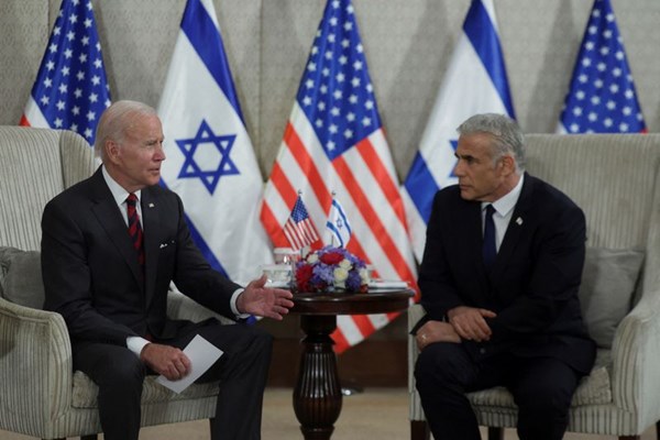 TT Biden cố thuyết phục Thủ tướng Israel cung cấp vũ khí cho Ukraine - Ảnh 1.