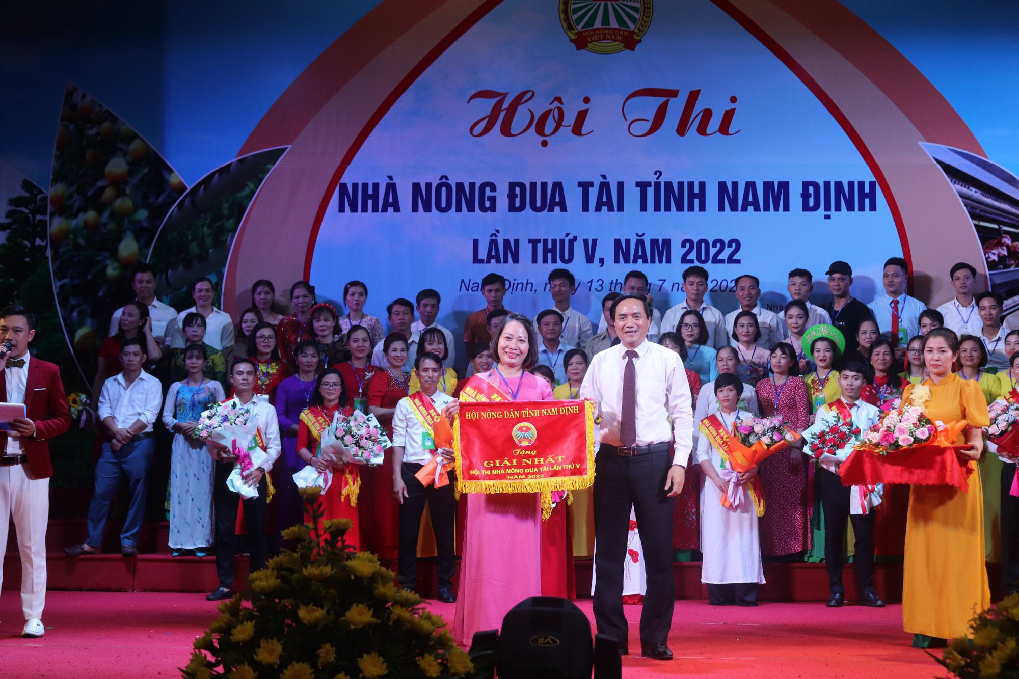 Hội Nông dân huyện Hải Hậu đạt giải Nhất tại Hội thi Nhà nông đua tài tỉnh Nam Định năm 2022 - Ảnh 1.