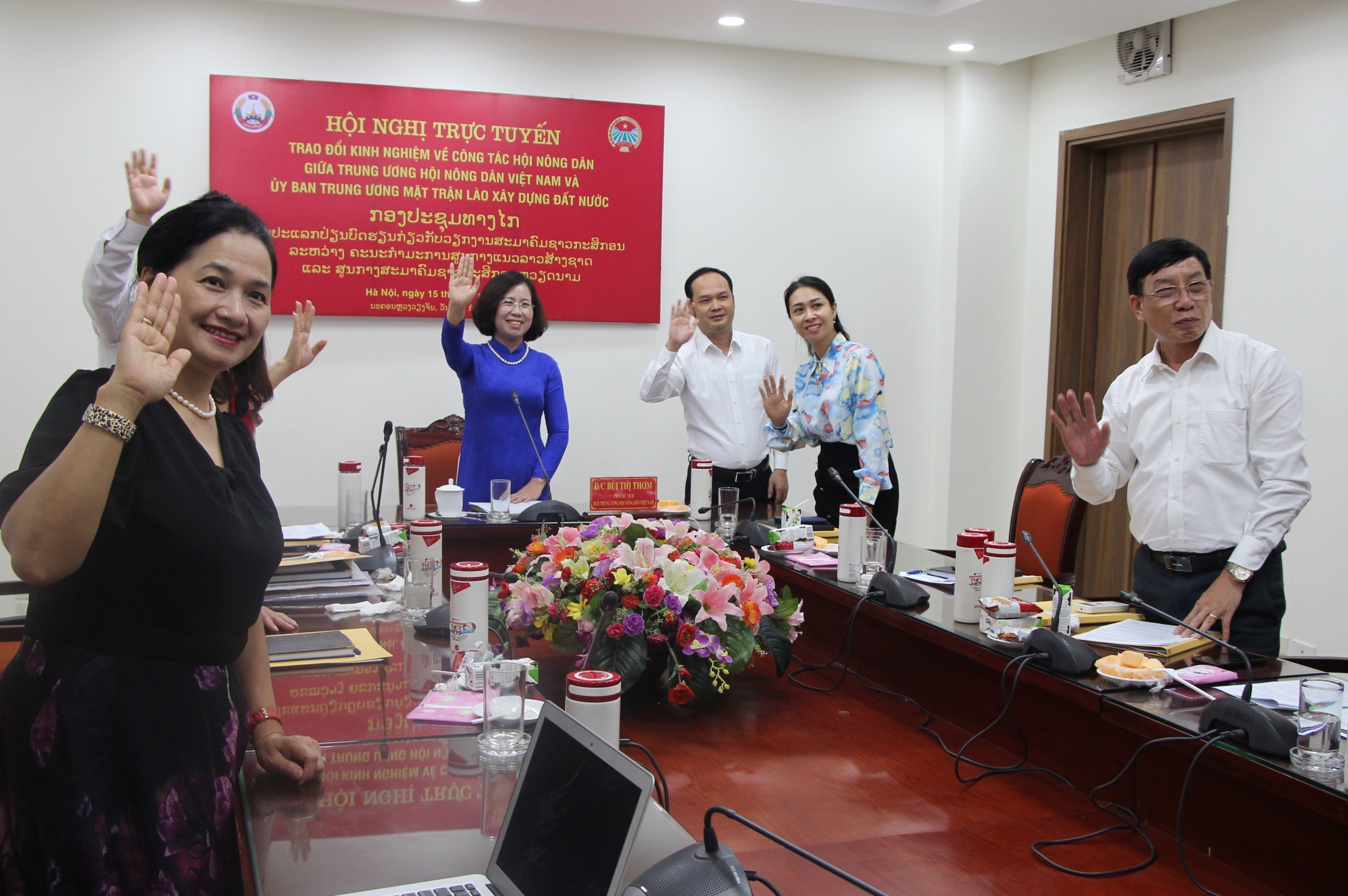 Hội Nông dân Việt Nam tổ chức Hội nghị trao đổi kinh nghiệm công tác Hội với T.Ư Mặt trận Lào xây dựng đất nước - Ảnh 5.