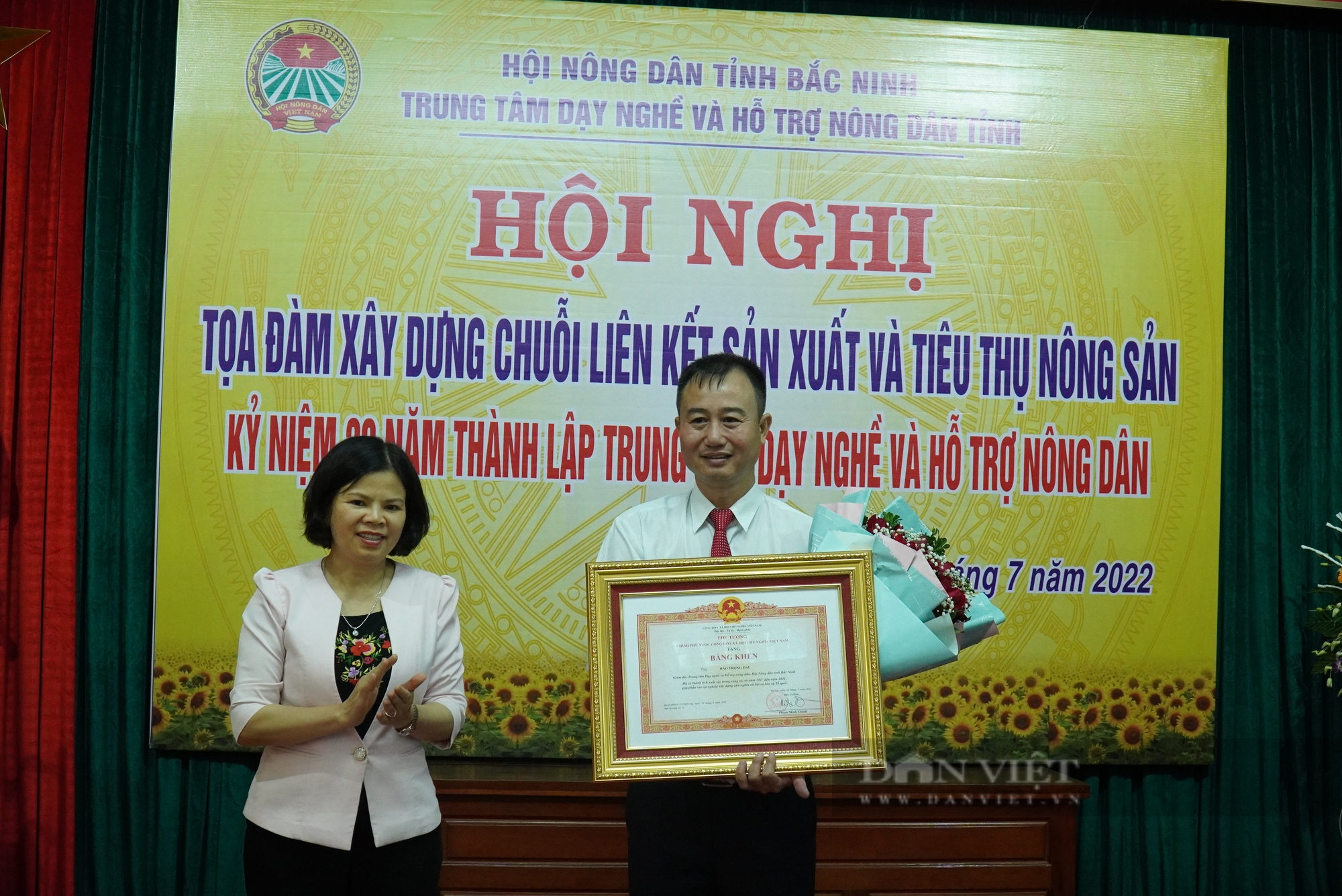 Trung tâm Dạy nghề và hỗ trợ nông dân tỉnh Bắc Ninh: “Bà đỡ” gây dựng chuỗi liên kết sản xuất, tiêu thụ nông sản - Ảnh 6.