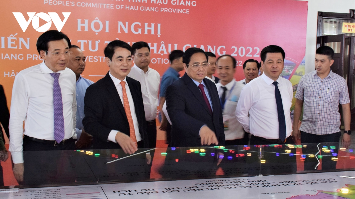 Thủ tướng Phạm Minh Chính dự Hội nghị xúc tiến đầu tư tỉnh Hậu Giang - Ảnh 3.