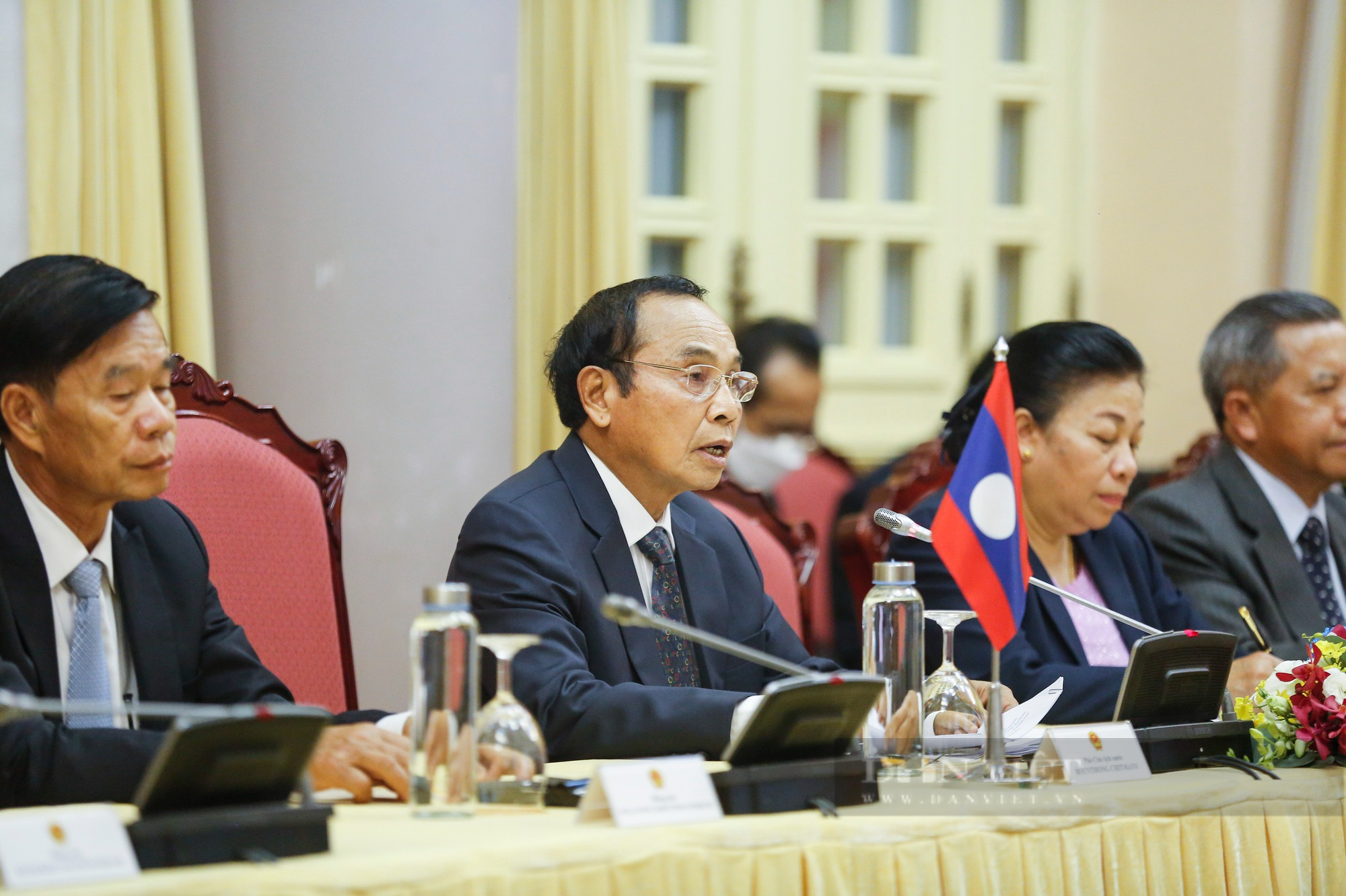 Phó Chủ tịch nước Võ Thị Ánh Xuân đón tiếp và hội đàm với Phó Chủ tịch nước Lào Bounthong Chitmany - Ảnh 7.