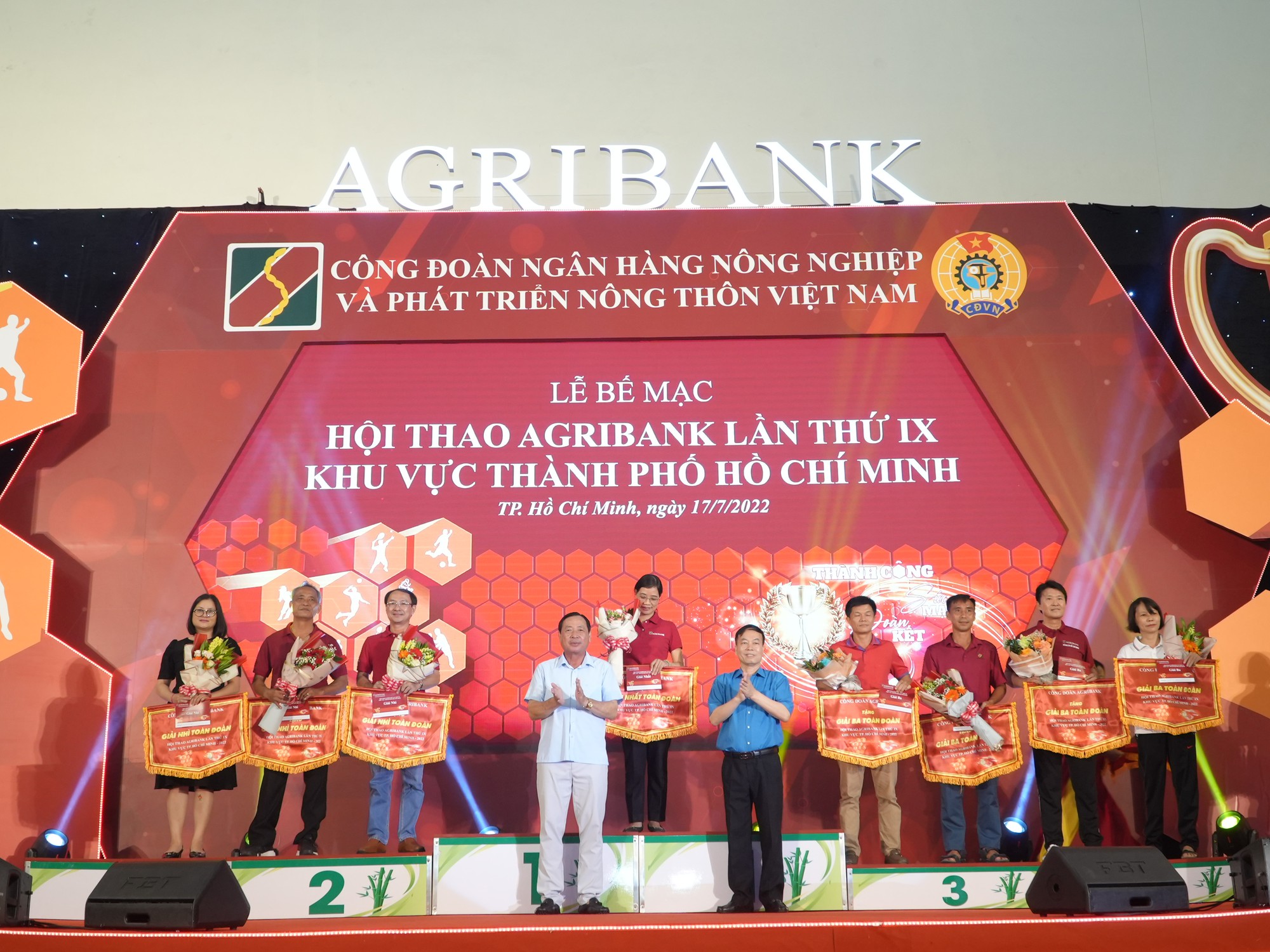 Bế mạc Hội thao Agribank Khu vực TP. HCM lần thứ IX năm 2022