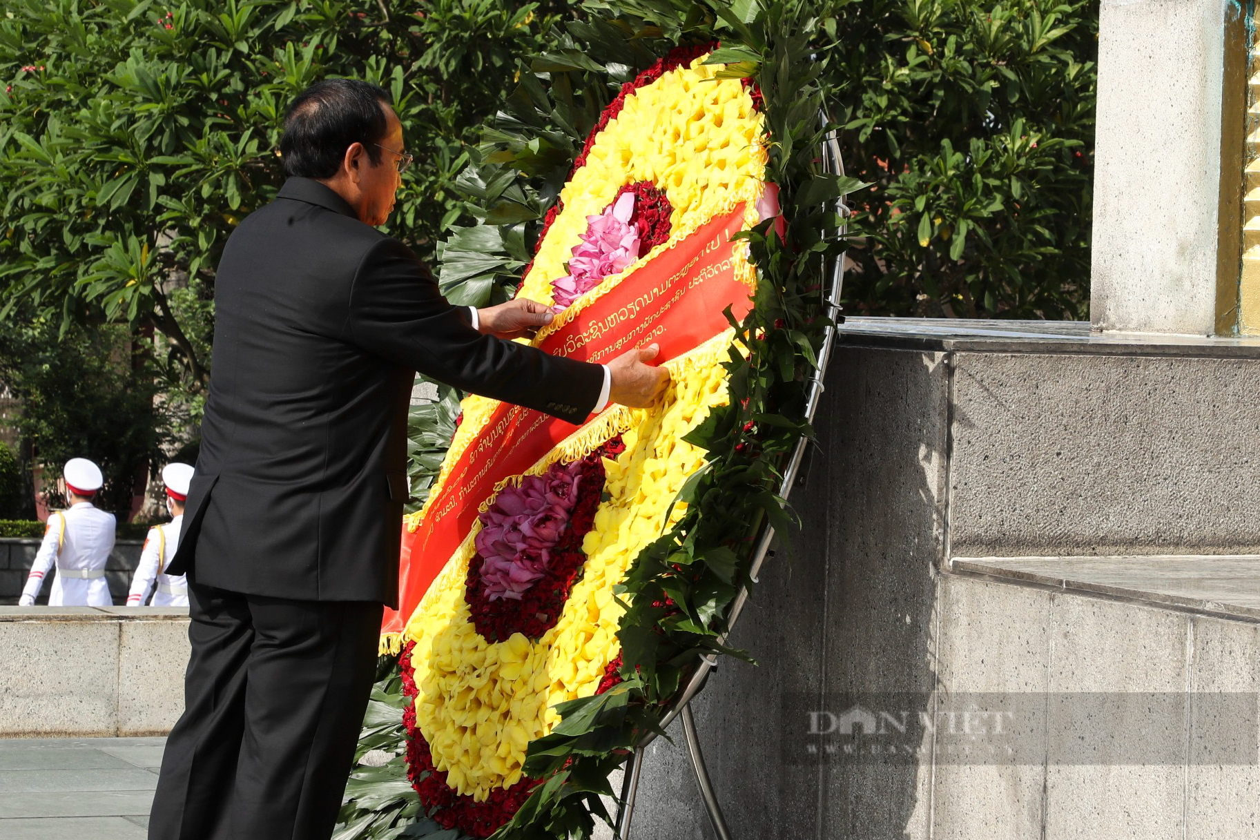 Hình ảnh Tổng Bí thư Nguyễn Phú Trọng dự Lễ kỷ niệm 60 năm quan hệ Việt - Lào - Ảnh 8.
