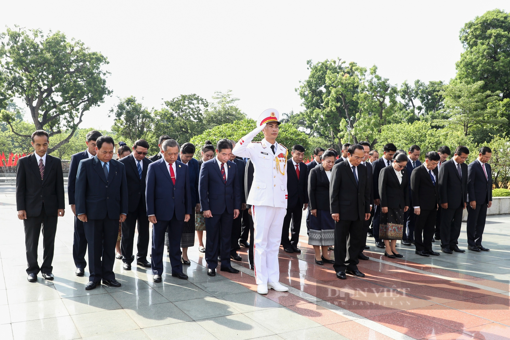 Hình ảnh Tổng Bí thư Nguyễn Phú Trọng dự Lễ kỷ niệm 60 năm quan hệ Việt - Lào - Ảnh 9.
