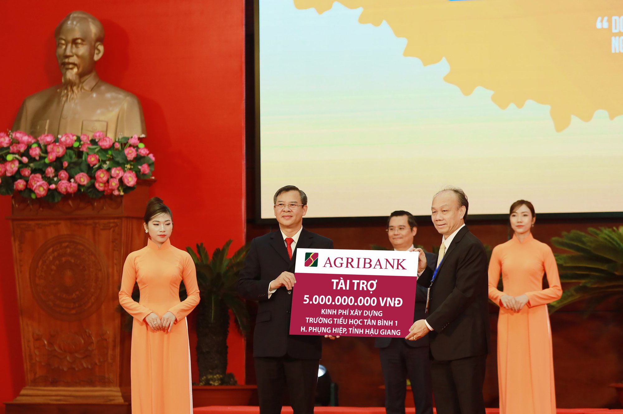 Agribank tài trợ 5 tỷ đồng xây dựng Trường Tiểu học tại huyện Phụng Hiệp, tỉnh Hậu Giang - Ảnh 2.