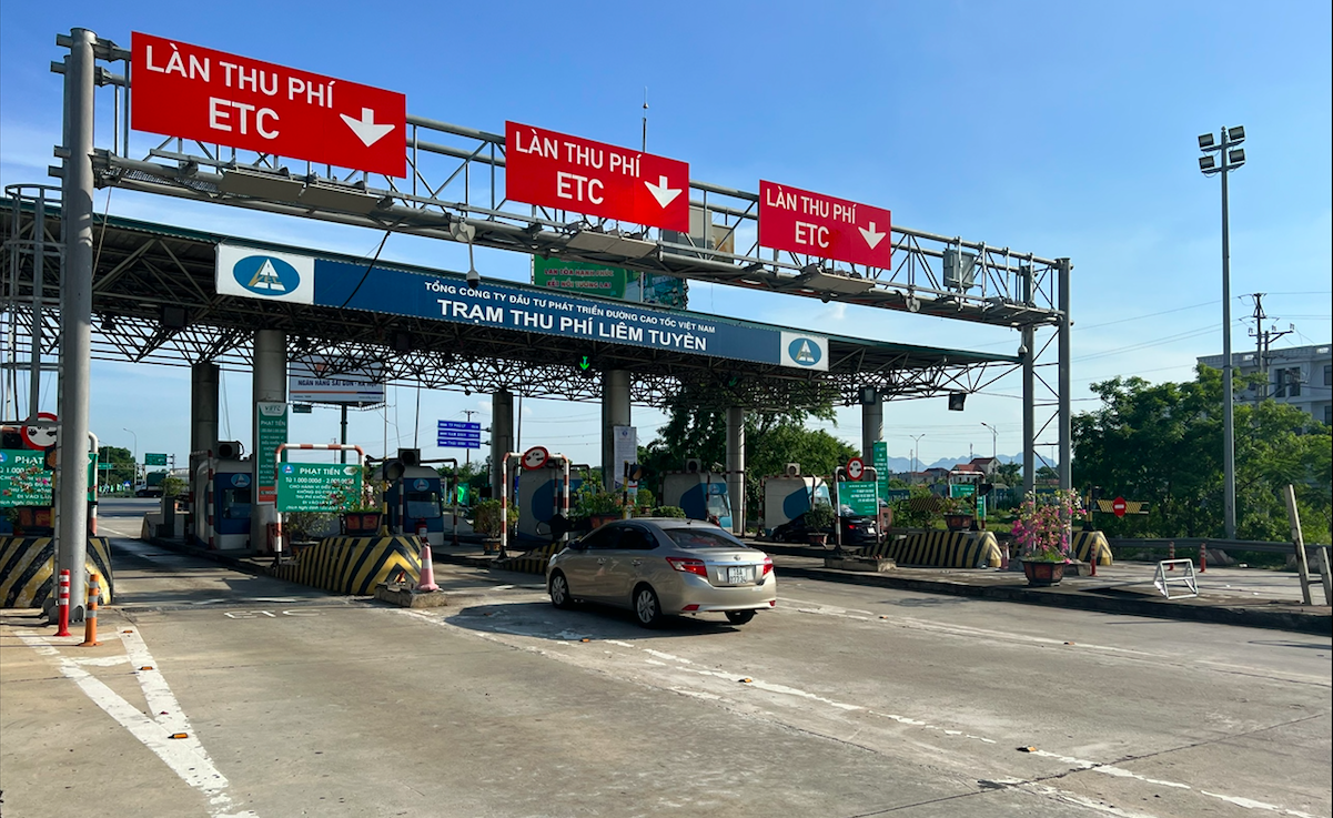 Cao tốc Cầu Giẽ - Ninh Bình chính thức thu phí tự động không dừng - Ảnh 1.
