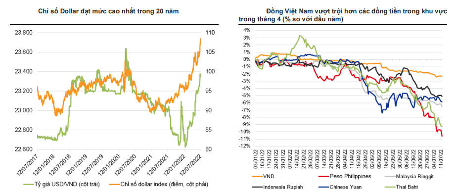 Tỷ giá hối đoái sẽ vẫn chịu áp lực trong những tháng cuối năm 2022