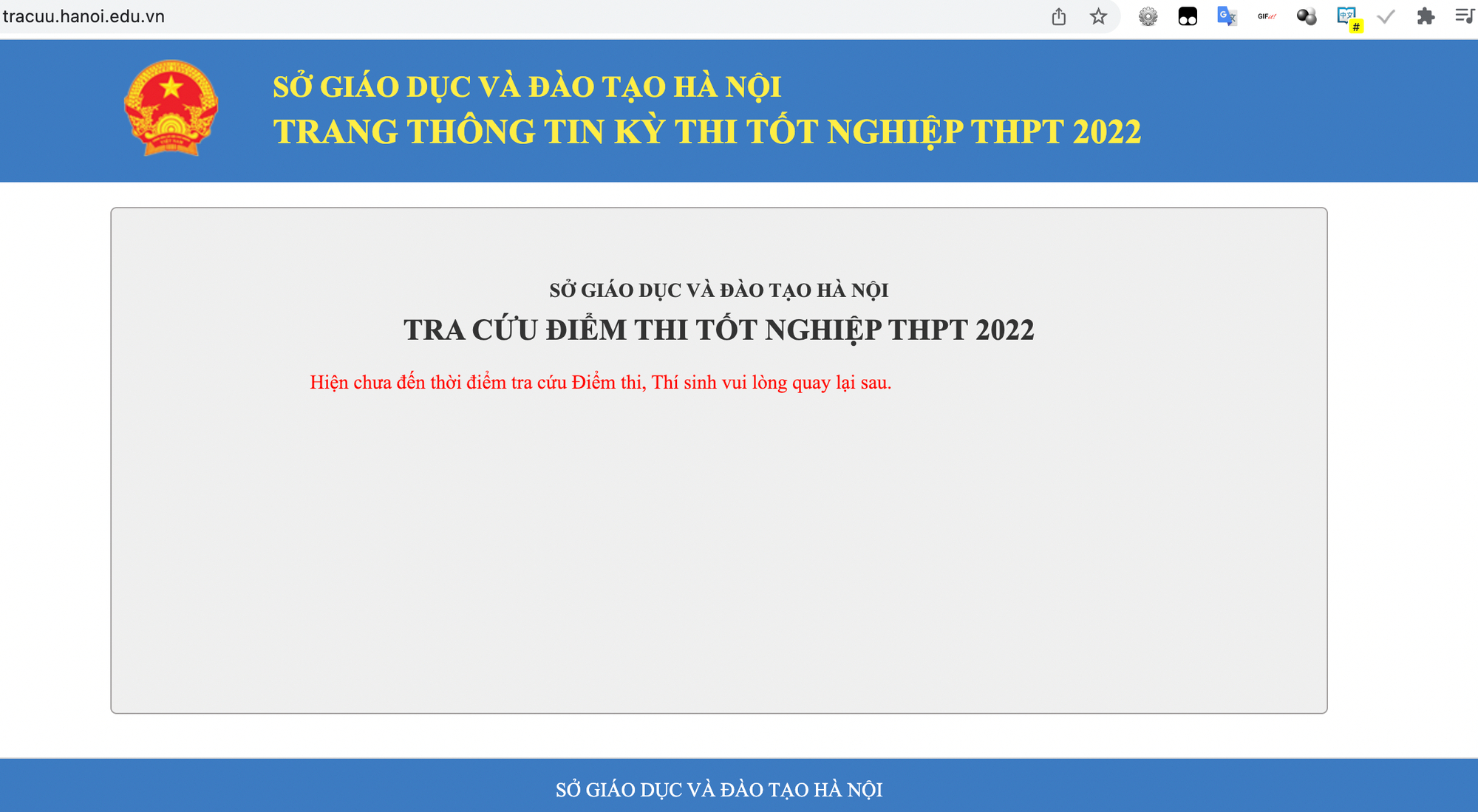 Tra cứu điểm thi tốt nghiệp THPT năm 2022 ở Hà Nội bằng 4 cách nhanh nhất - Ảnh 1.