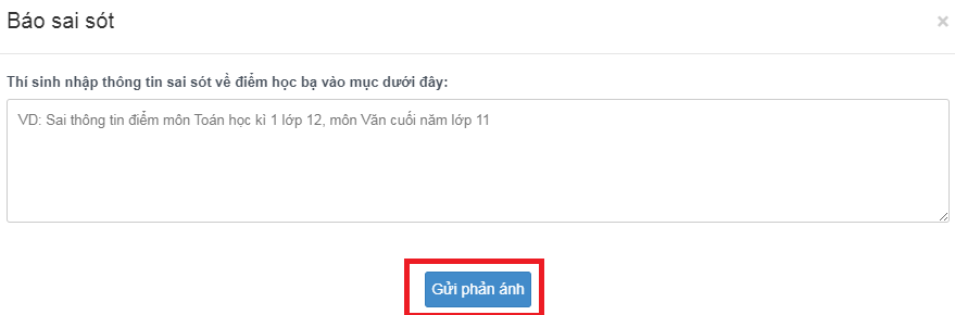 Hướng dẫn xem học bạ THPT và báo sai sót, các trường đủ điều kiện trúng tuyển 2022 - Ảnh 4.