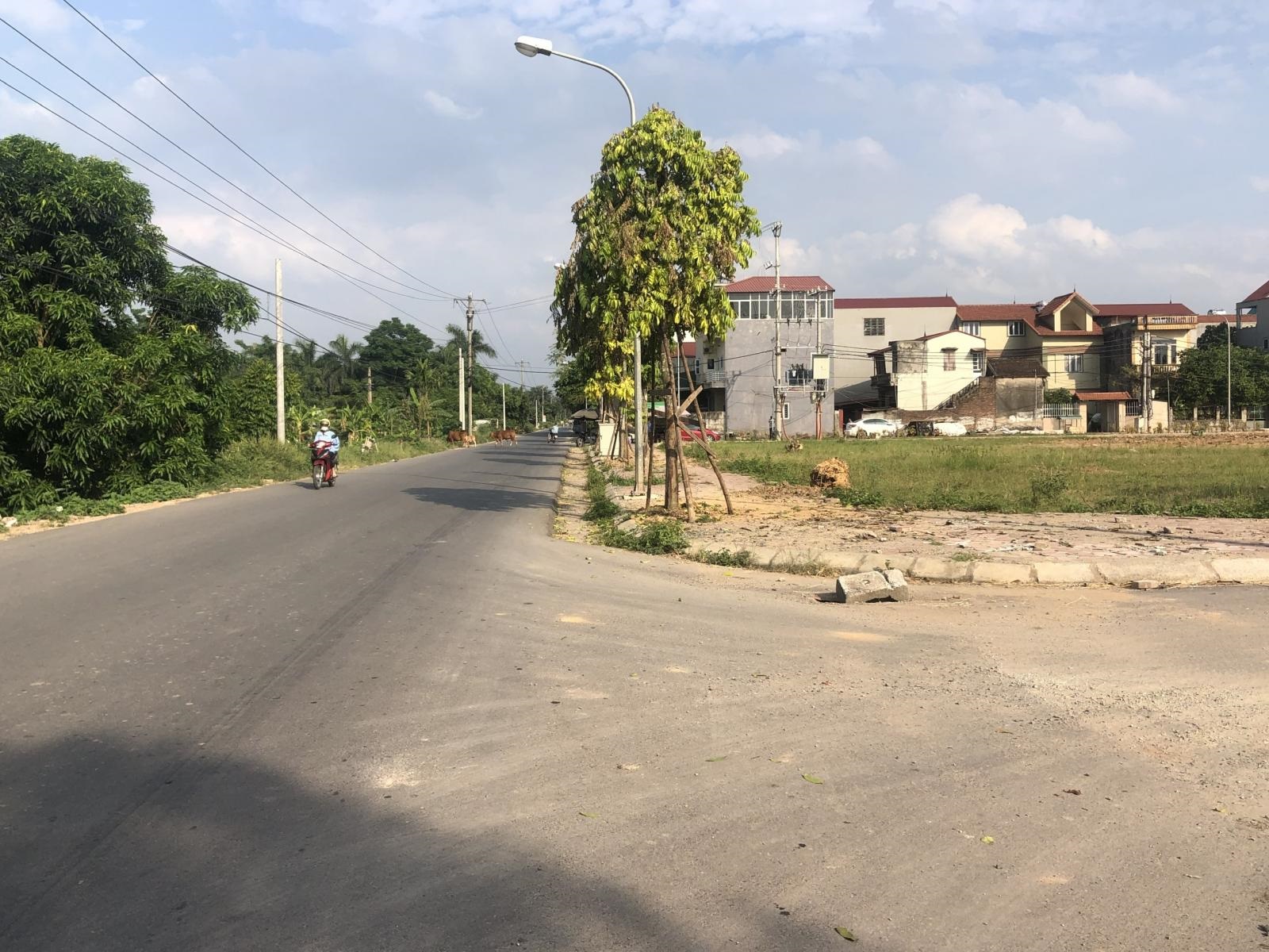 Giá đất huyện Mê Linh tăng liên tục do ăn theo quy hoạch đường vành đai 4 (Ảnh: Thái Nguyễn)