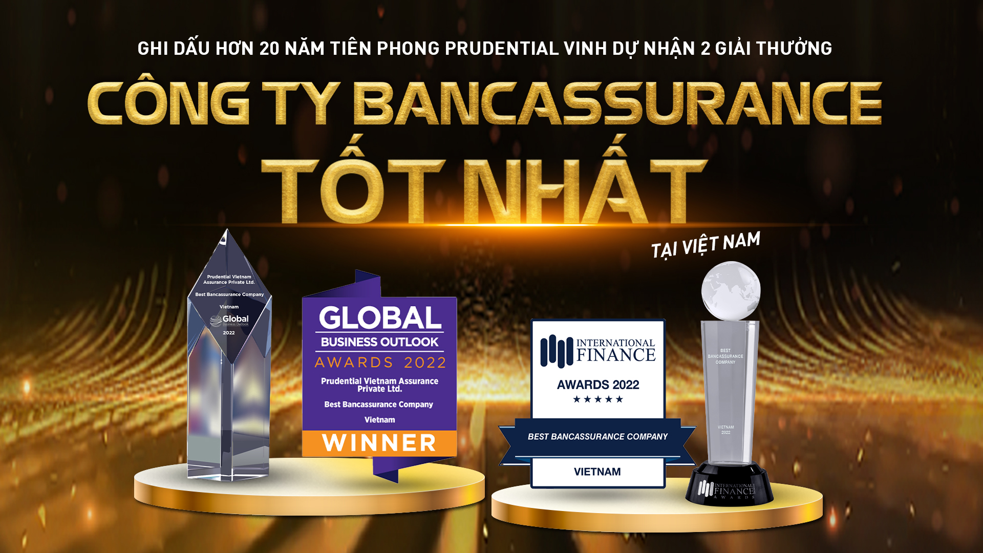Prudential Việt Nam liên tiếp đón nhận 2 giải thưởng uy tín cho kênh phân phối qua hợp tác Ngân hàng - Ảnh 1.