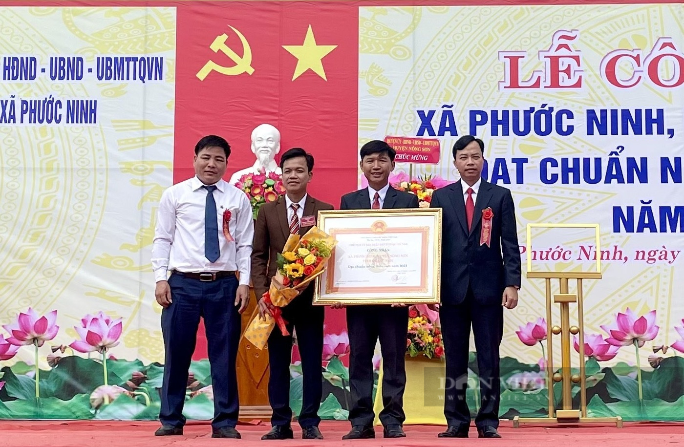 Về đích NTM trước hạn, một xã ở Quảng Nam ôm trọn 1 tỷ đồng tiền thưởng - Ảnh 1.