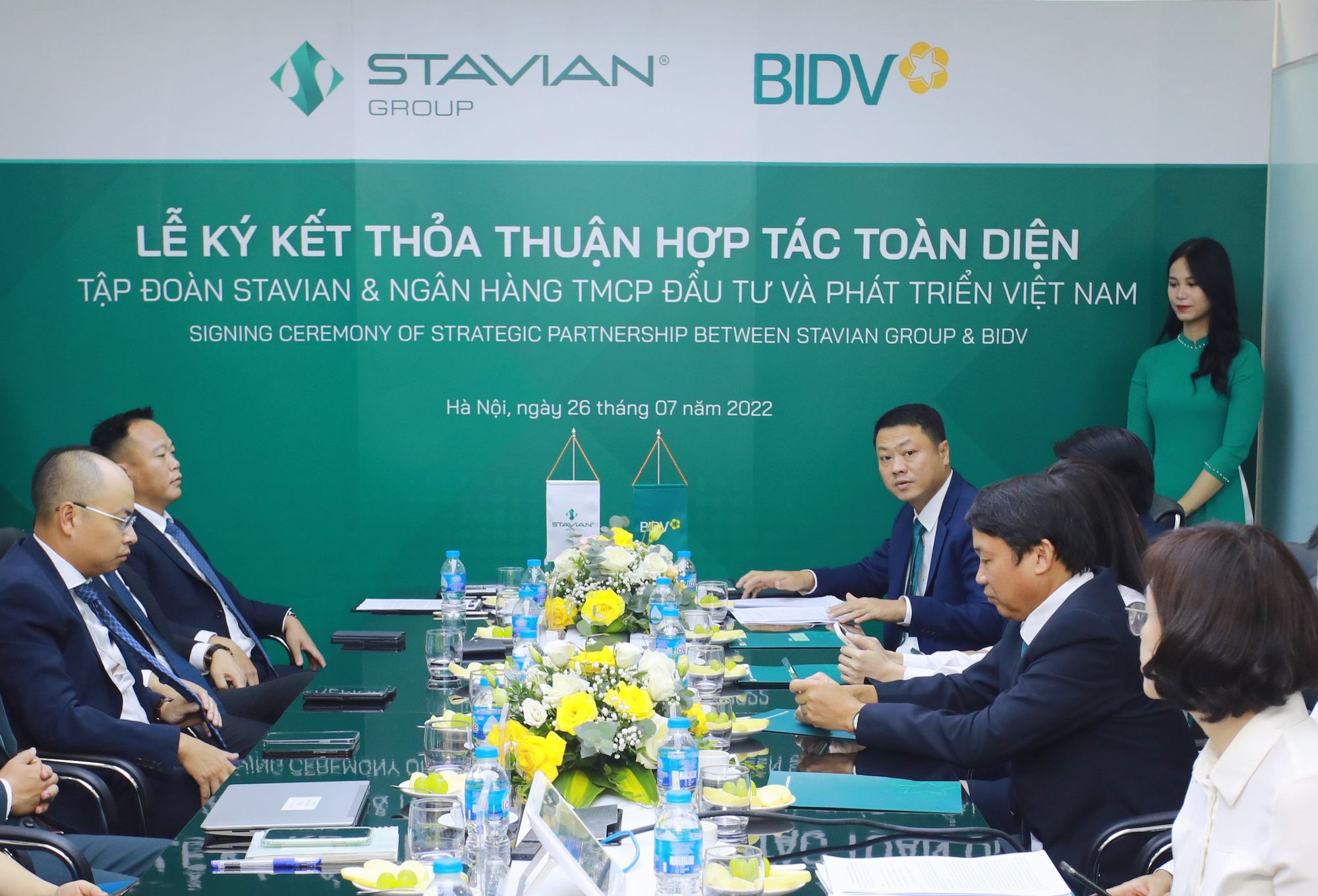 BIDV và Tập đoàn Stavian ký kết Thỏa thuận hợp tác toàn diện - Ảnh 1.