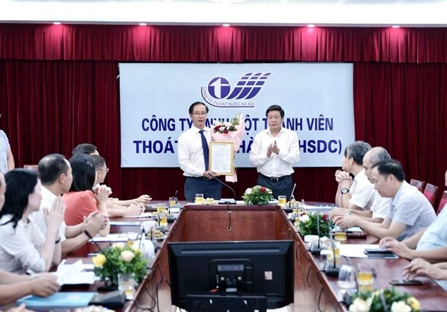 Công ty Thoát nước Hà Nội có Tổng Giám đốc mới - Ảnh 1.