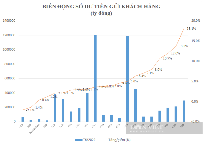 Ngân hàng nào đang hút tiền từ dân cư nhất? - Ảnh 2.